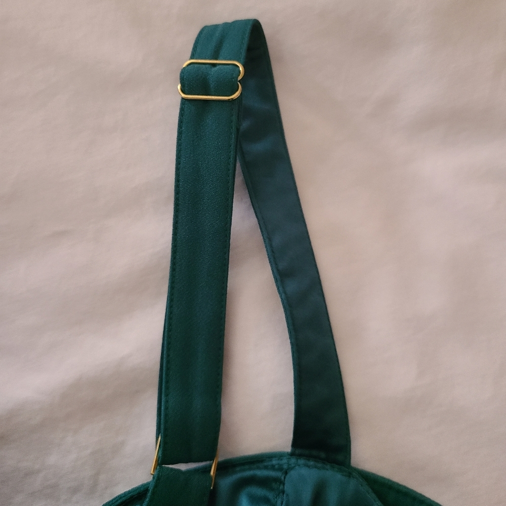 Lilly Pulitzer Kavia Bow Front Straight Leg Jumpsuit Hosta Green Size 2 - Picture 9 of 14